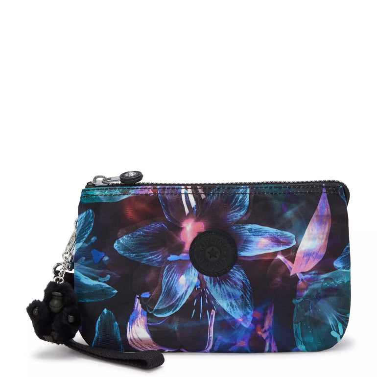 Kipling Creativity Extra Large Printed Wristlet - Spectral Orchid