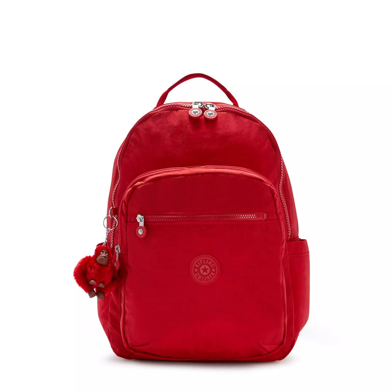 Kipling  Seoul Large 15" Laptop Backpack - Cherry Tonal