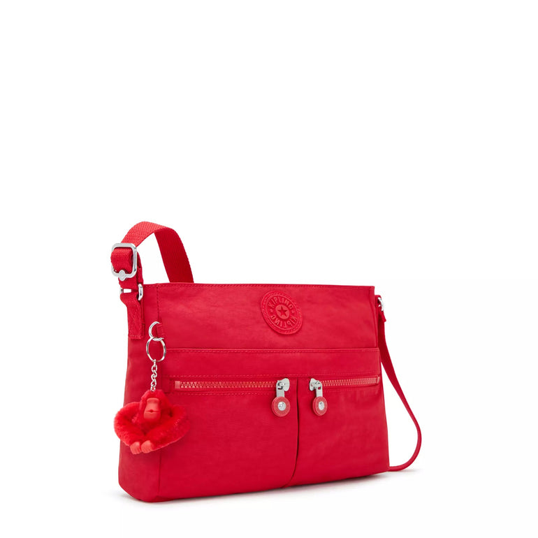 Kipling New Angie Crossbody Bag - Red Rouge