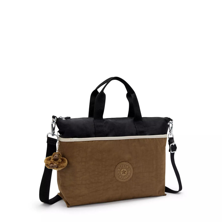 Kipling Elida Shoulder Bag - Dry Laurel Bl M