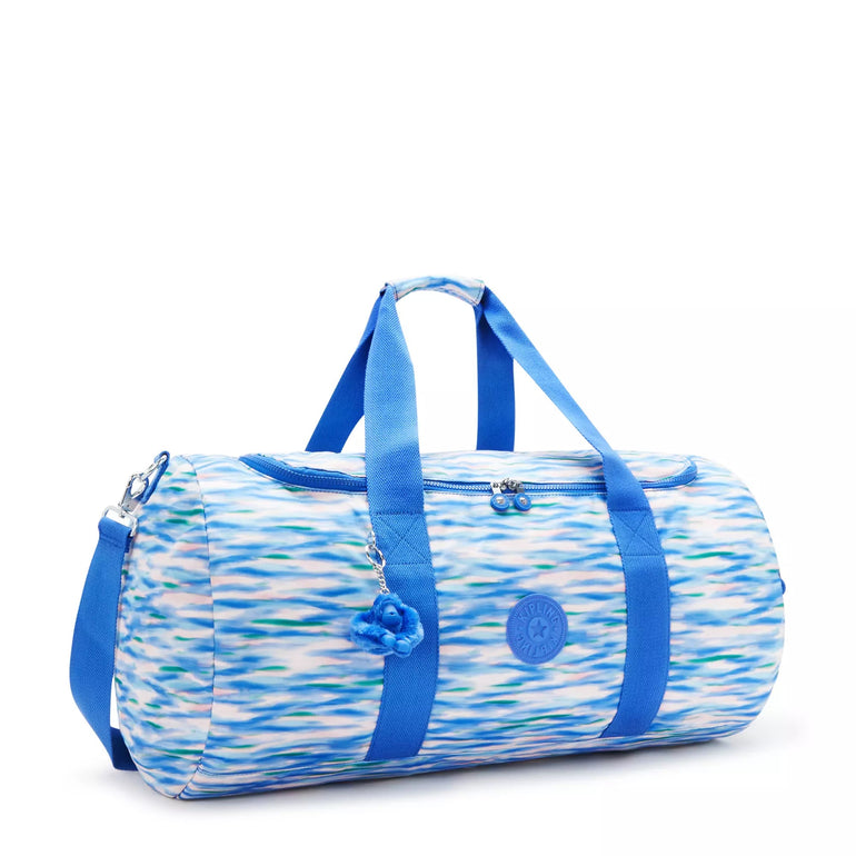 Kipling Argus Sac de voyage moyen imprimé - Diluted Blue