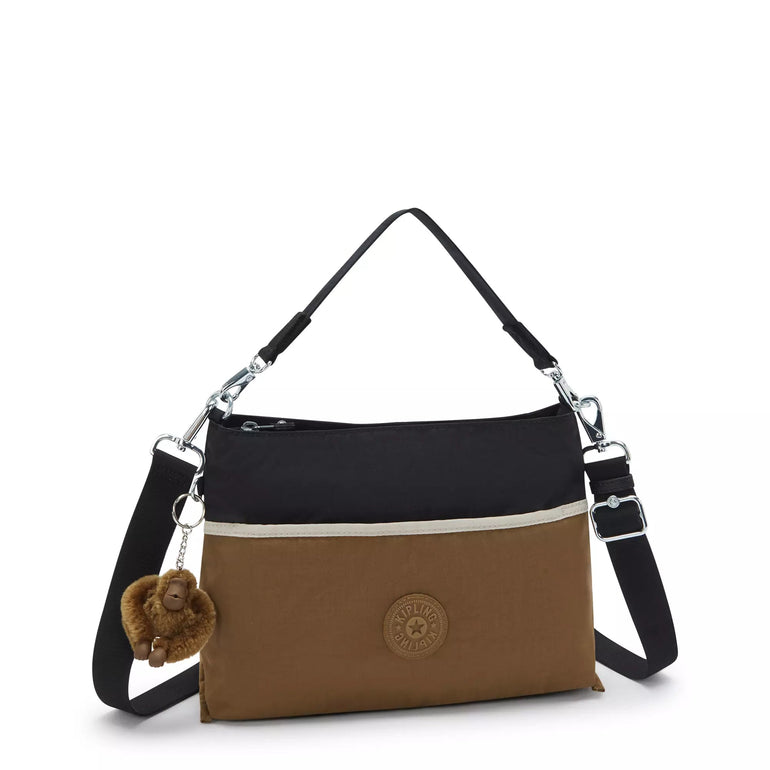 Kipling Hadia Shoulder Bag - Dry Laurel Bl M