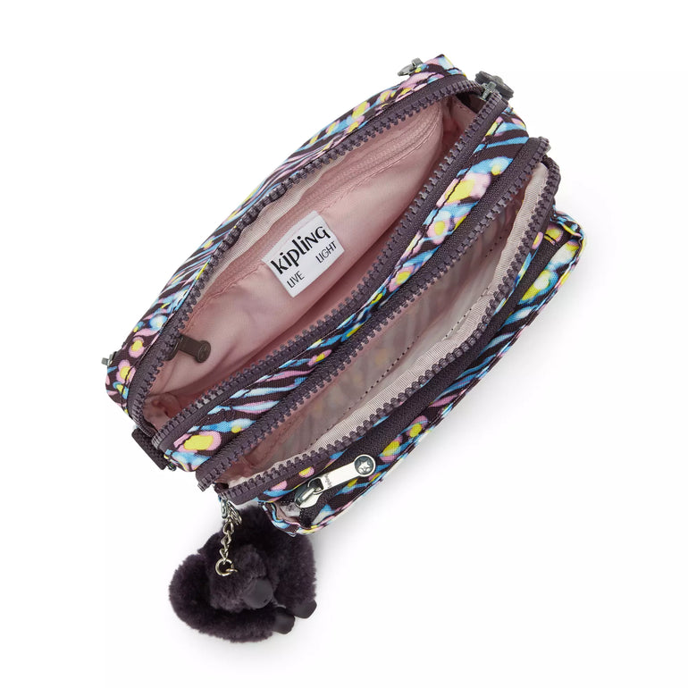 Kipling Abanu Multi Printed Convertible Crossbody Bag - Undersea Lights