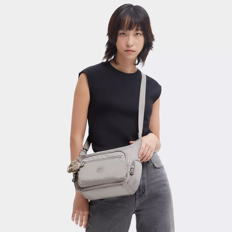 Kipling Gabbie Small Crossbody Bag - Grey Gris