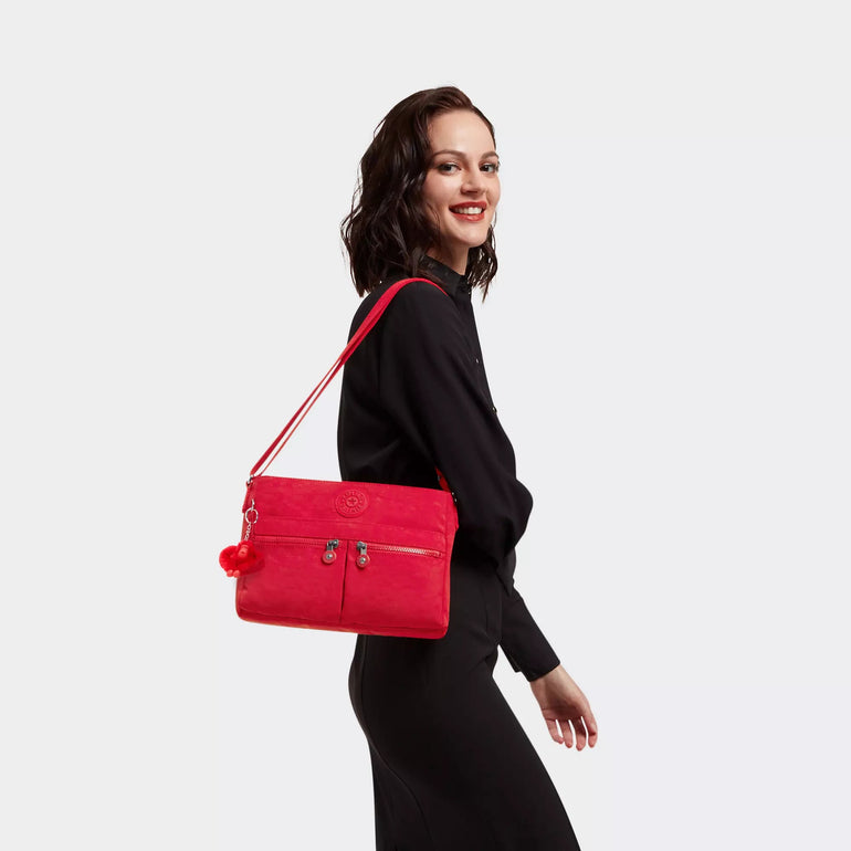 Kipling New Angie Crossbody Bag - Red Rouge