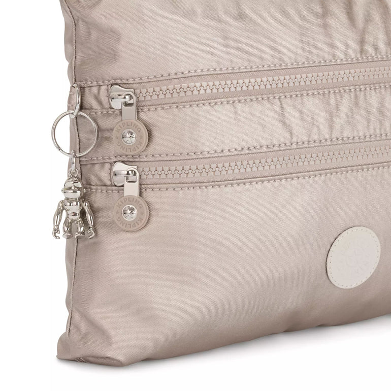 Kipling Alvar Metallic Crossbody Bag - Metallic Glow