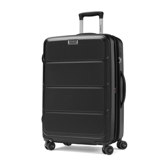 Streamlite Pro Spinner Medium Expandable Luggage - Black