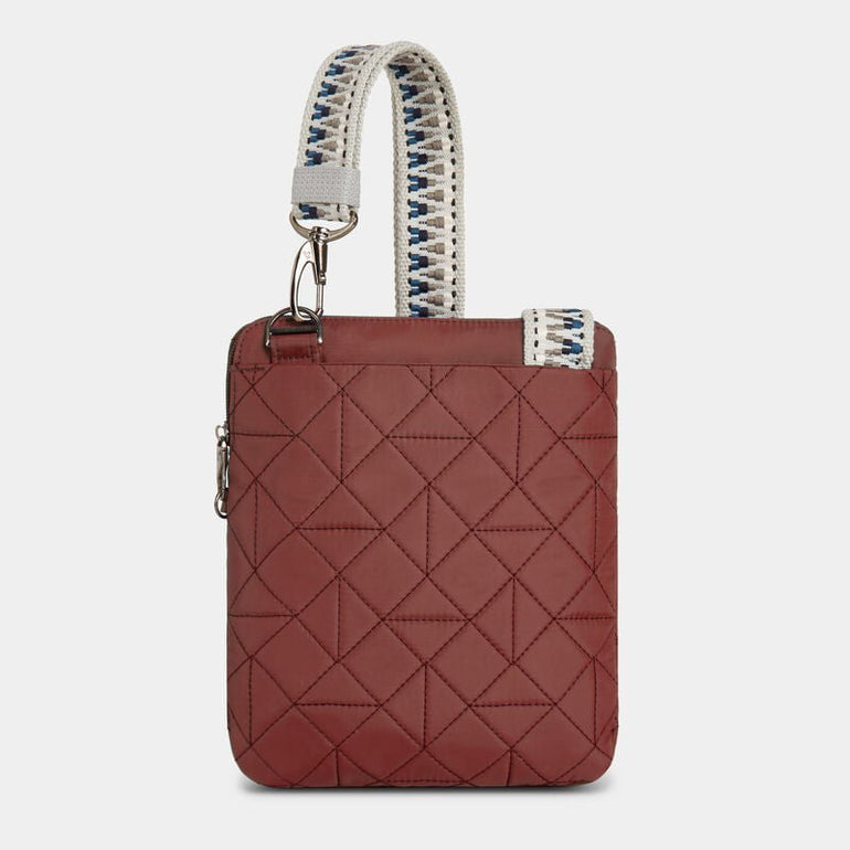 Travelon Boho Sac mince anti-vol - Geo Paprika