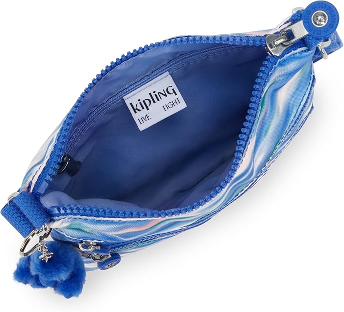 Kipling Keiko Printed Crossbody Mini Bag - Diluted Blue