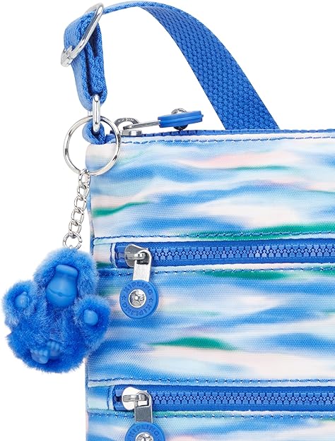 Kipling Keiko Printed Crossbody Mini Bag - Diluted Blue