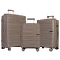 Explorer Breeze Anti-Theft Expandable 3-Piece Luggage Set