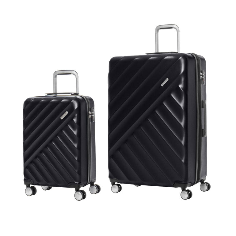 American Tourister Crave Collection 2 Piece Expandable Spinner Luggage Set - Carry-On and Medium