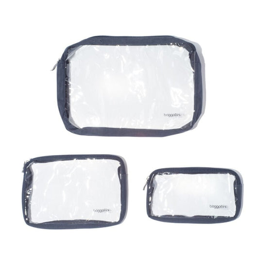 Baggallini Clear Travel Pouches