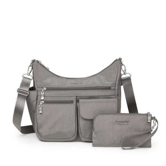 Baggallini Modern Everywhere Bag - Sterling Shimmer