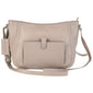 Mancini Pebbled Sophia Leather Crossbody Bag