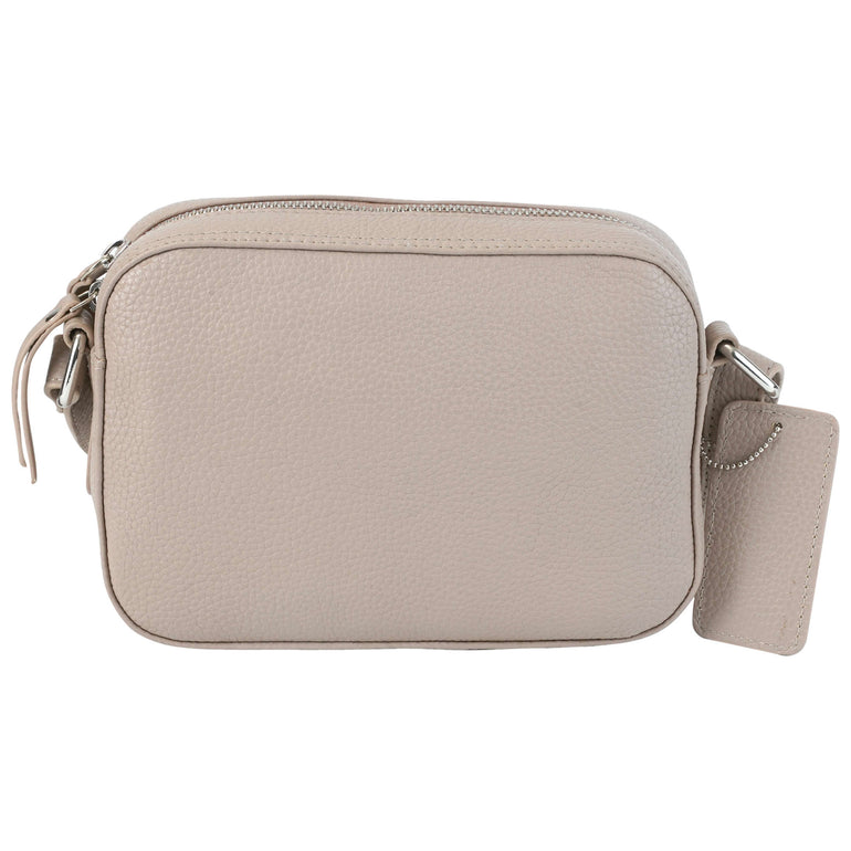 Mancini Pebbled Clara Small Crossbody Bag