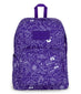 JanSport SuperBreak Plus Backpack - Dub Doodle Purple