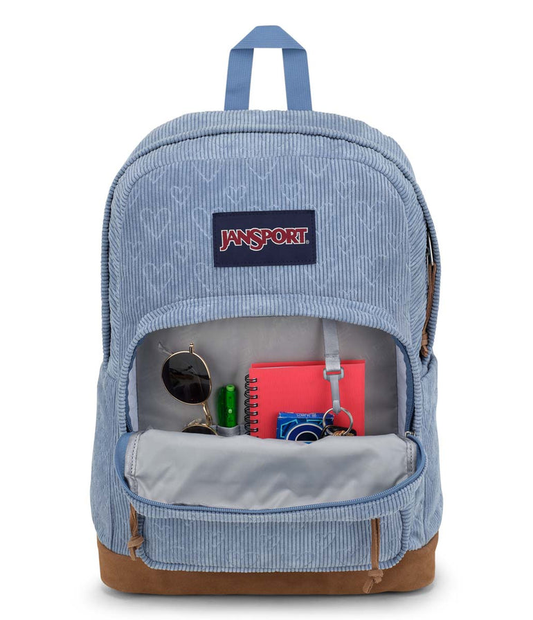 JanSport Right Pack Expressions Sac à dos - Embossed Hearts Blue