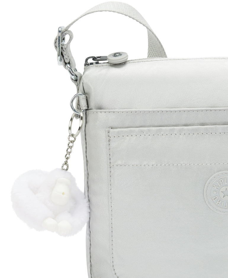 Kipling Sebastian Metallic Crossbody Bag - New Bright Metallic