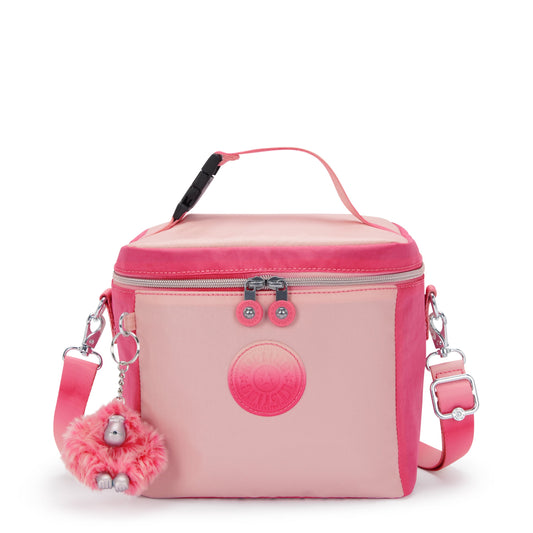 Kipling Graham Lunch Bag - Blush Met Bl