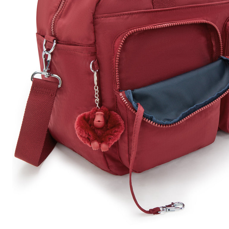 Kipling Defea Très grand sac de voyage de fin de semaine - Funky Red