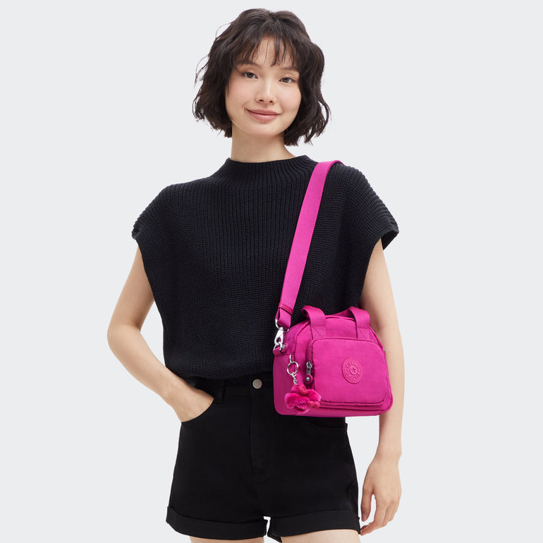 Kipling Defea Mini Crossbody Bag - Glowing Fuchsia