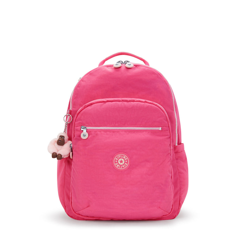 Kipling Seoul Large 15" Laptop Backpack - Happy Pink C