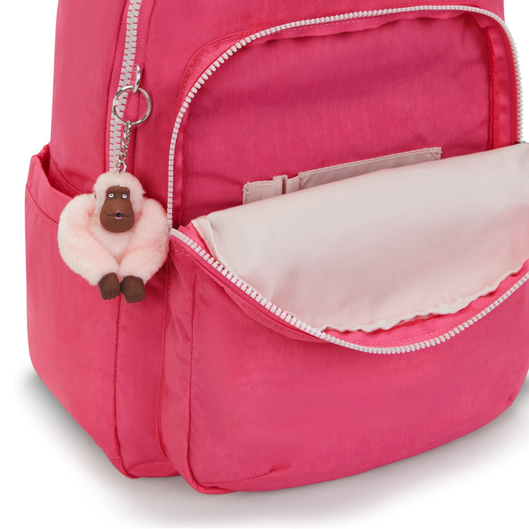 Kipling Seoul Large 15" Laptop Backpack - Happy Pink C