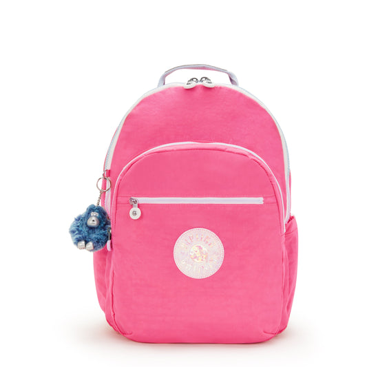 Kipling Seoul Extra Large 17" Laptop Backpack - Happy Pink Mix