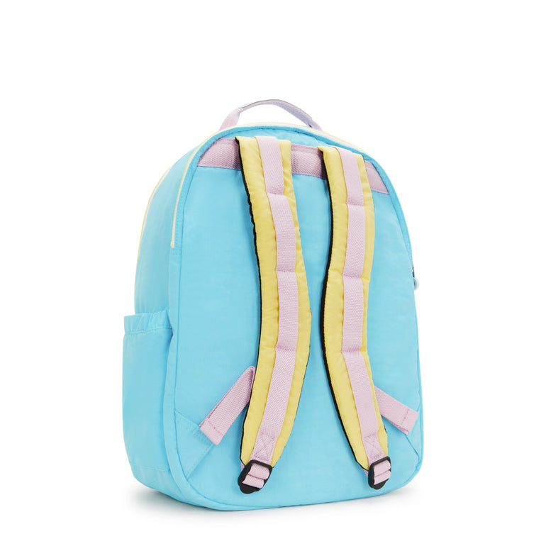 Kipling Seoul Extra Large 17" Laptop Backpack - Blue Sea Mix