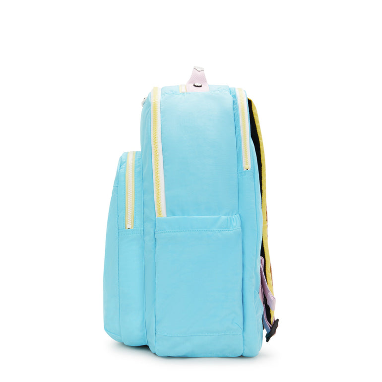 Kipling Seoul Extra Large 17" Laptop Backpack - Blue Sea Mix