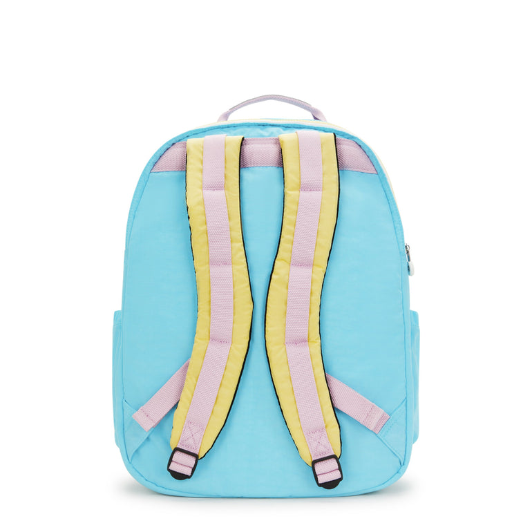 Kipling Seoul Extra Large 17" Laptop Backpack - Blue Sea Mix