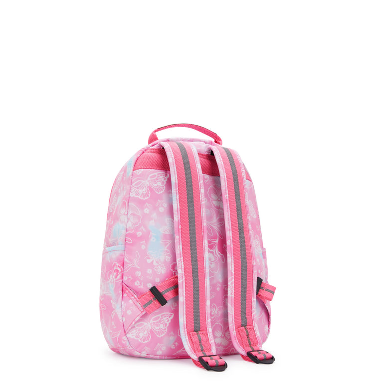 Kipling Seoul Small Printed Tablet Backpack - Garden Clouds