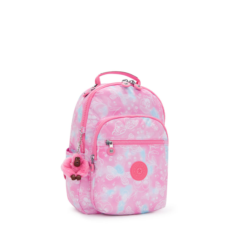 Kipling Seoul Small Printed Tablet Backpack - Garden Clouds