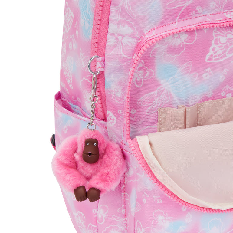 Kipling Seoul Small Printed Tablet Backpack - Garden Clouds