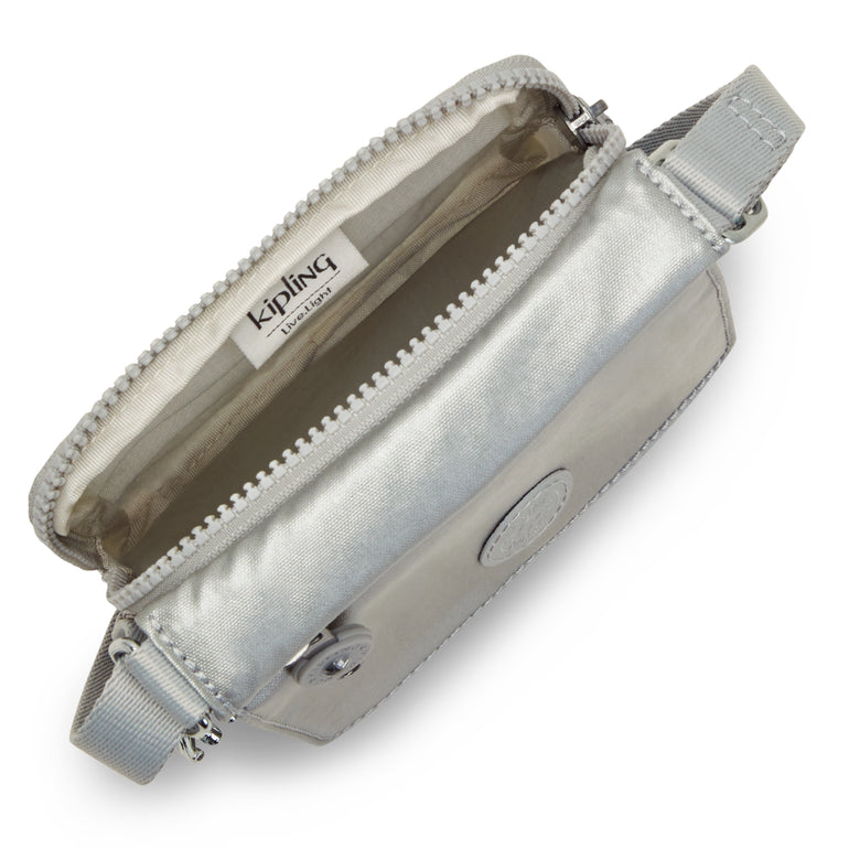 Kipling New Eldorado Sac à bandoulière métallique - Bright Metallic