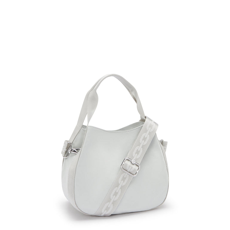 Kipling Bahar Sac d’épaule en satin - Silver Night