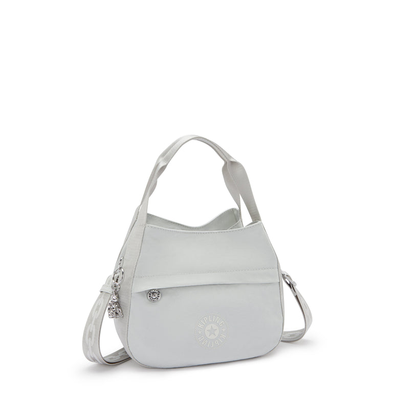 Kipling Bahar Sac d’épaule en satin - Silver Night