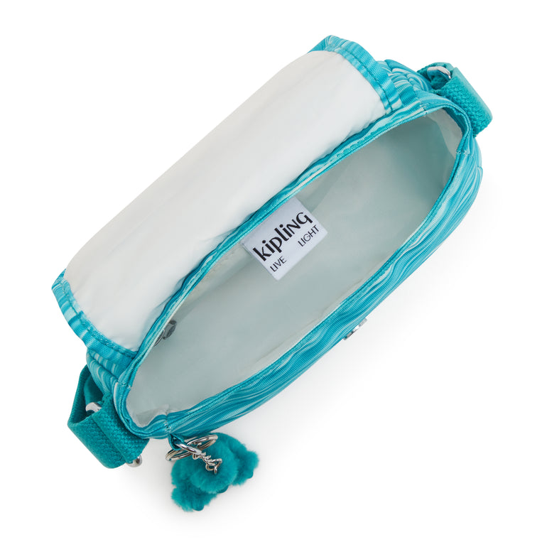 Kipling Sabian Sac bandoulière mini imprimé - Aqua Pool