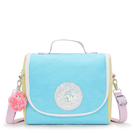 Kipling New Kichirou Lunch Bag - Blue Sea Mix