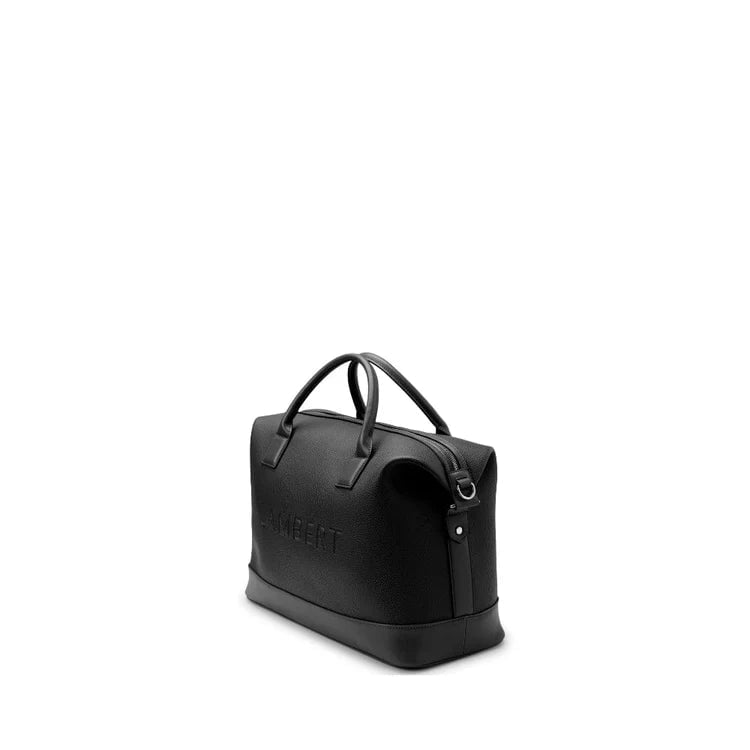 Lambert Le Mae - Petit sac de voyage en cuir vegan noir