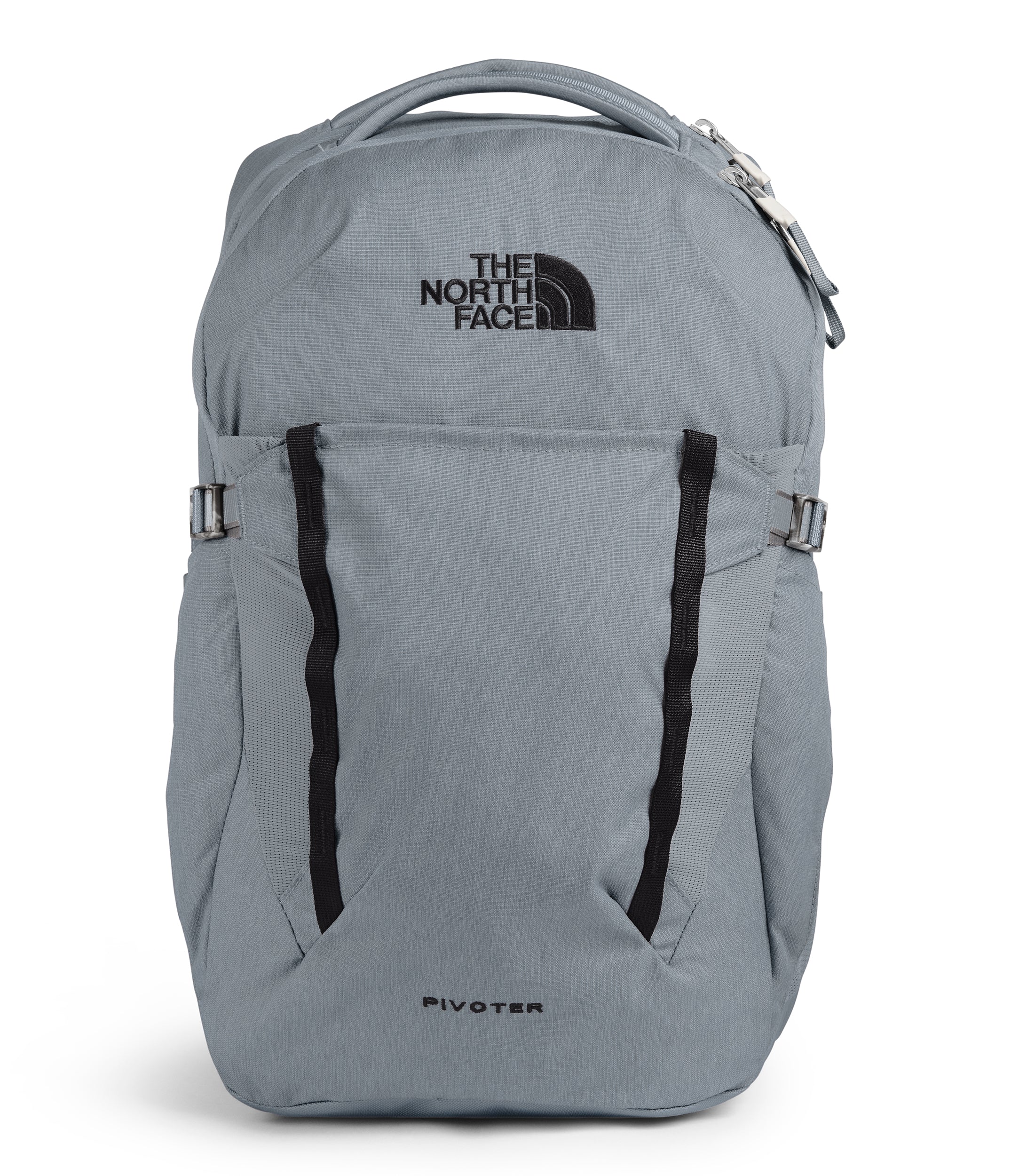 The North Face Pivoter Backpack - Mid Grey Dark Heather/TNF Black