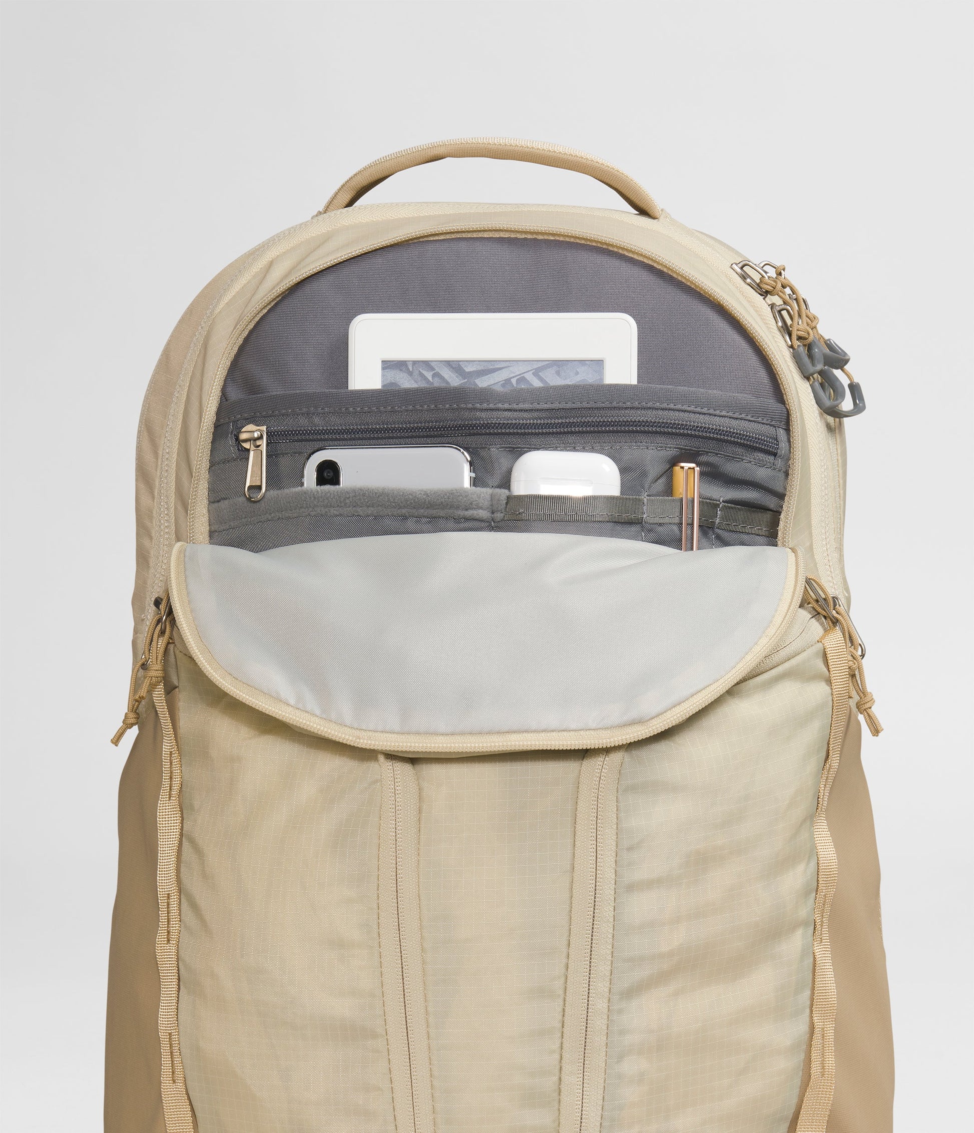 The North Face Women's Surge Backpack - Gravel/Khaki Stone