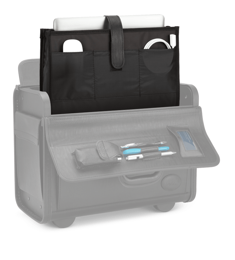 Nextech Valise catalogue roulante en similicuir