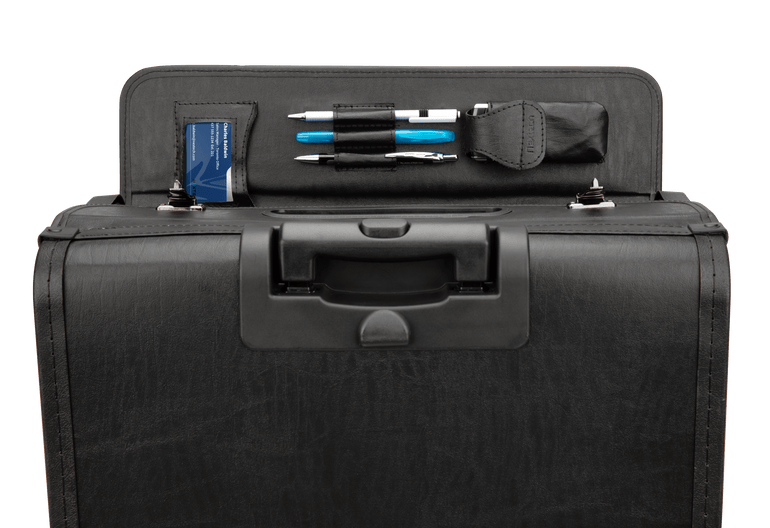 Nextech Valise catalogue roulante en similicuir