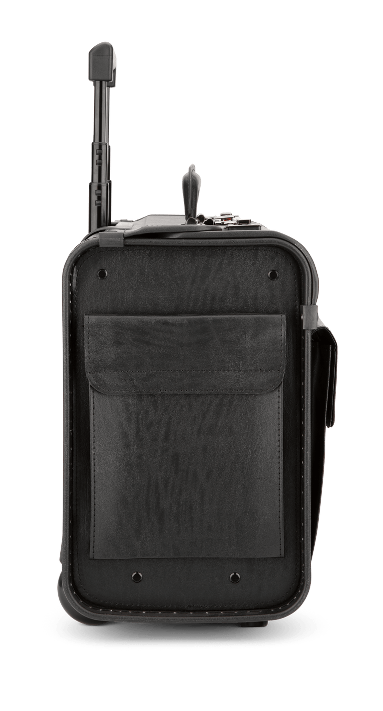 Nextech Valise catalogue roulante en similicuir