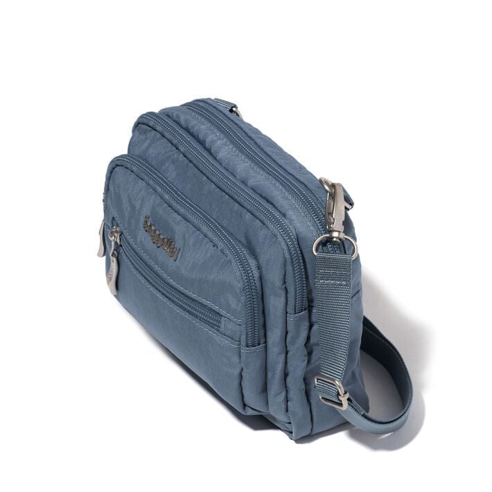 Baggallini Triple Zip Sac à Bandoulière