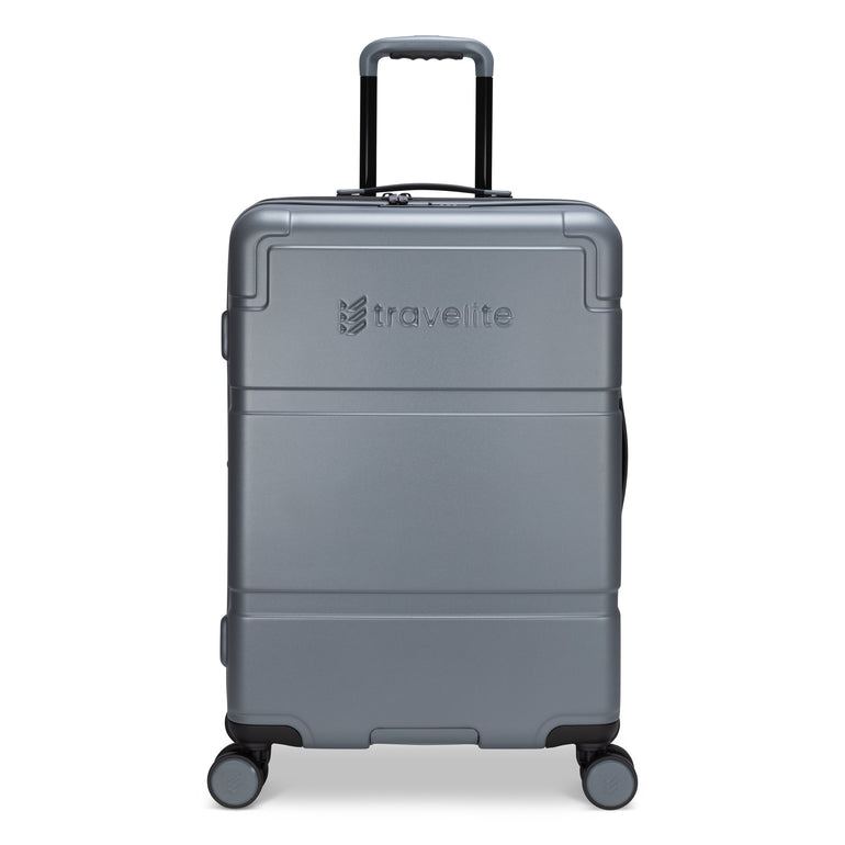 Travelite Itinerary Polycarbonate Expandable Spinner 24" Medium Luggage