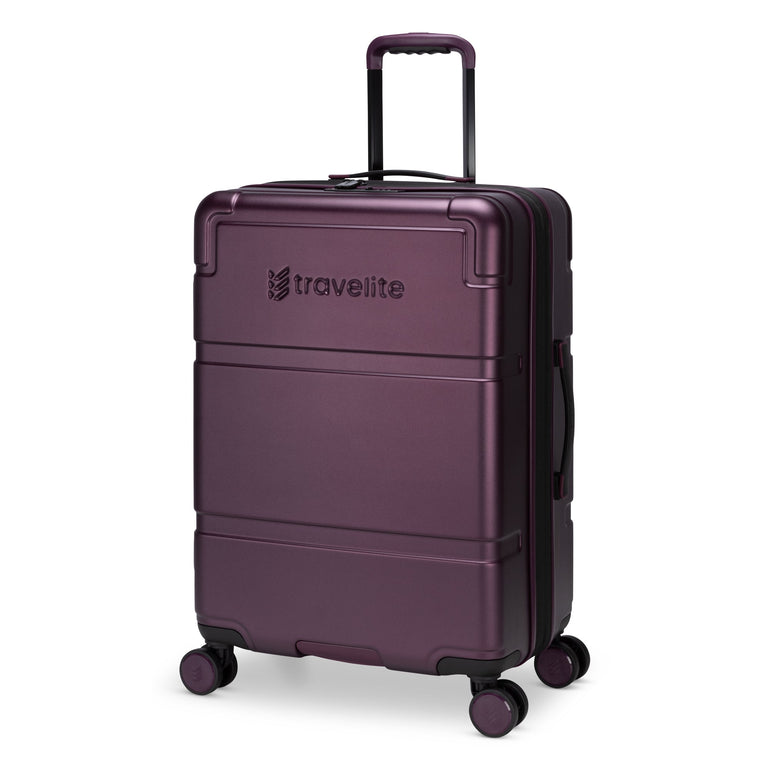 Travelite Itinerary Polycarbonate Expandable Spinner 24" Medium Luggage