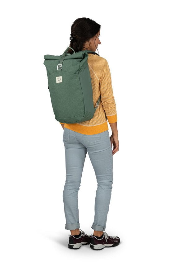 Osprey Arcane Roll Top Backpack - Pine Leaf Green Heather